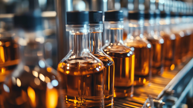 Filtration of spirits and alcohol