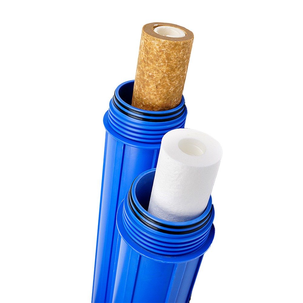 Filter change - used and new filter