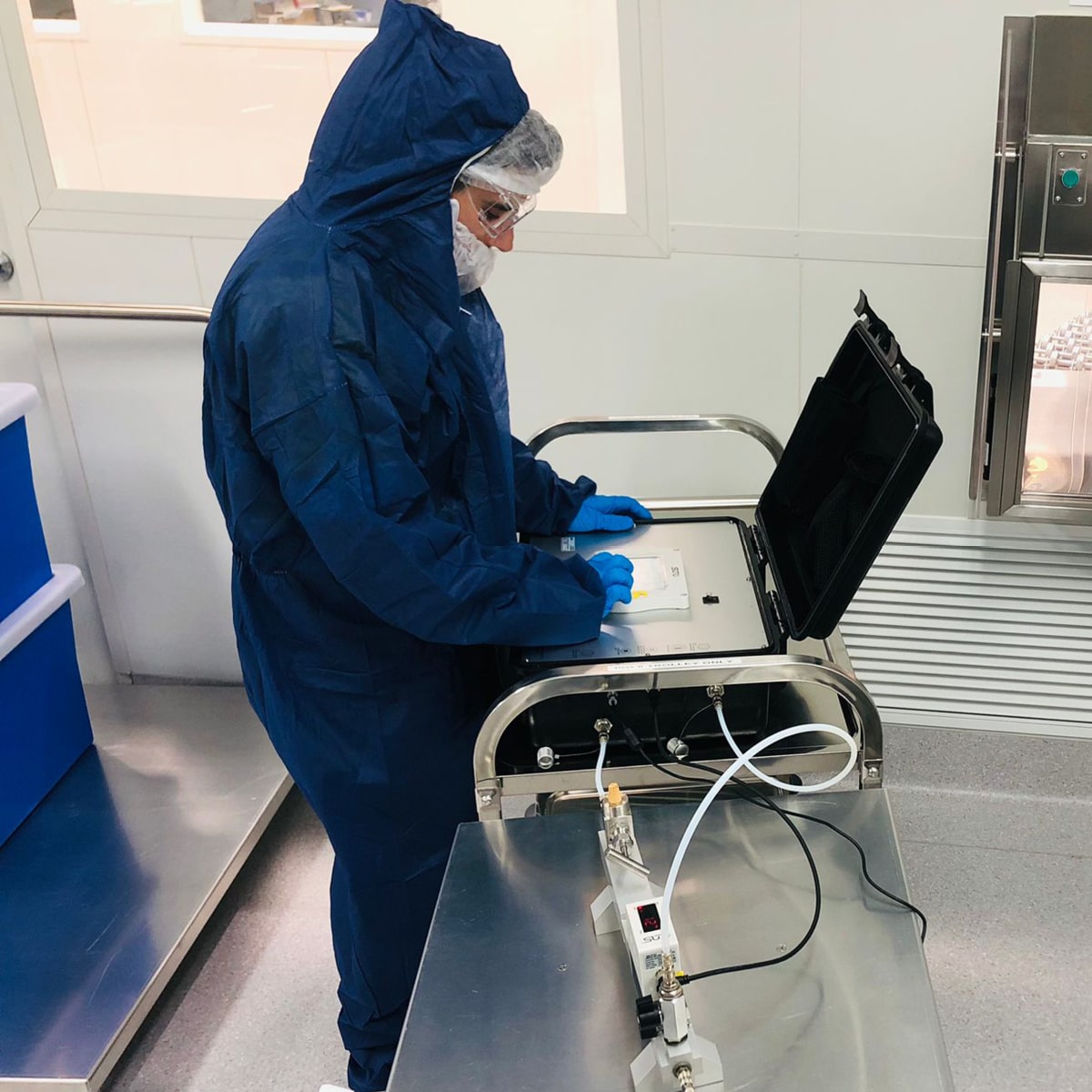 Compressed air purity analysis